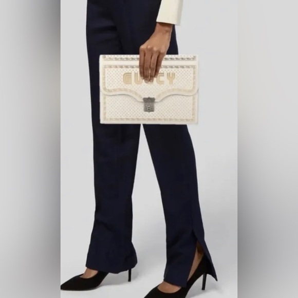 EUC Gucci X Sega Collaboration Star Printed Clutch - Picture 2 of 13